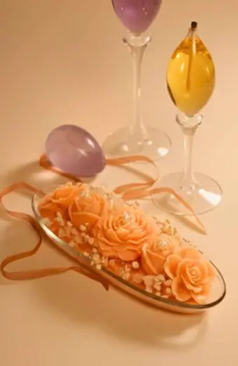 Fairy Flowers Tray Candle