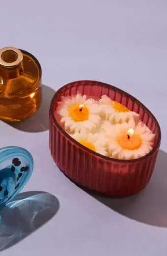 Sunny Smiles Sunflower Candles